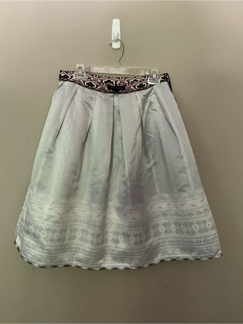 Jealous Tomato Black and Pink Patterned A-Line Skirt - Picture 5 of 8